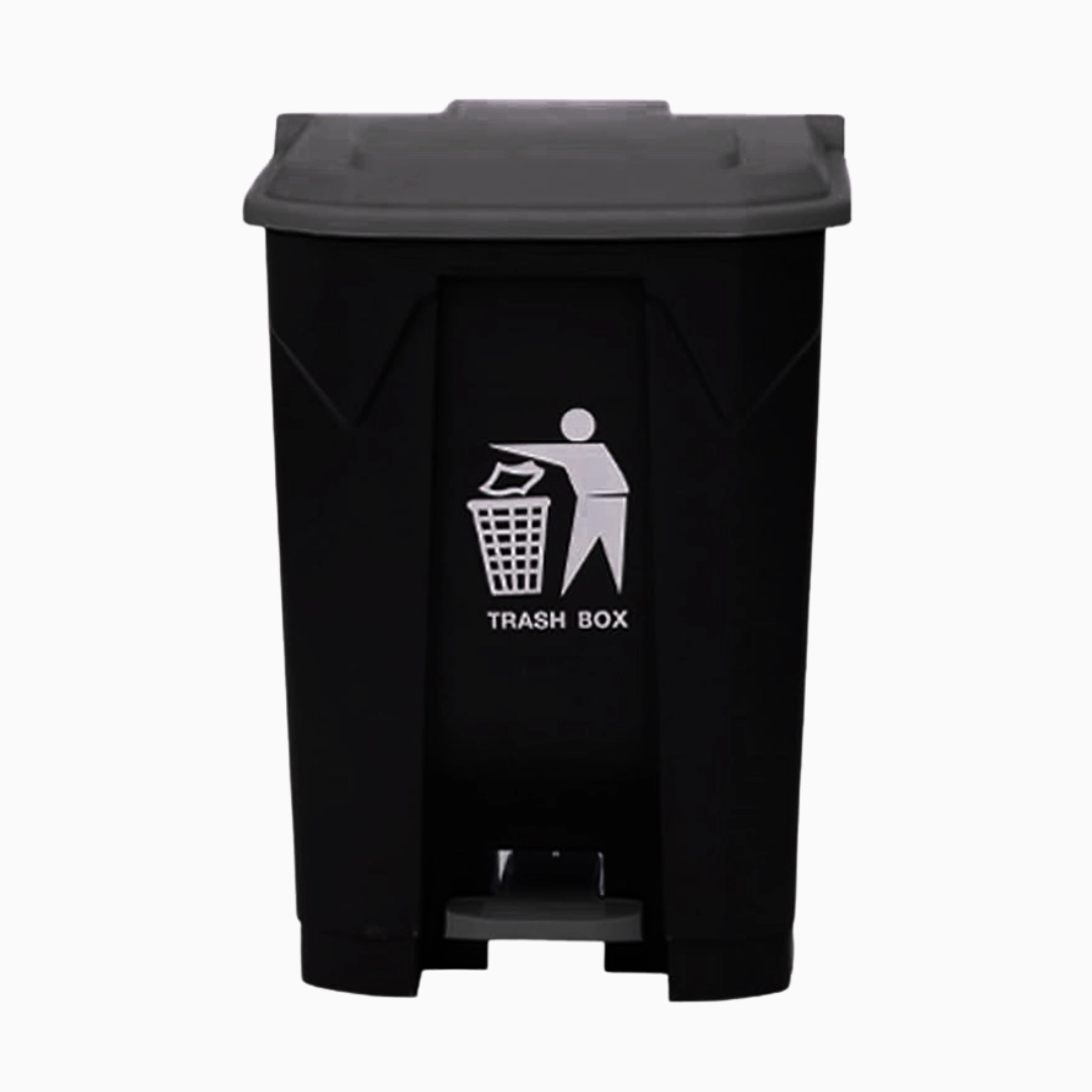 Basurero Tapa Pedal Negro Basurero Tapa Pedal - Imagen 1