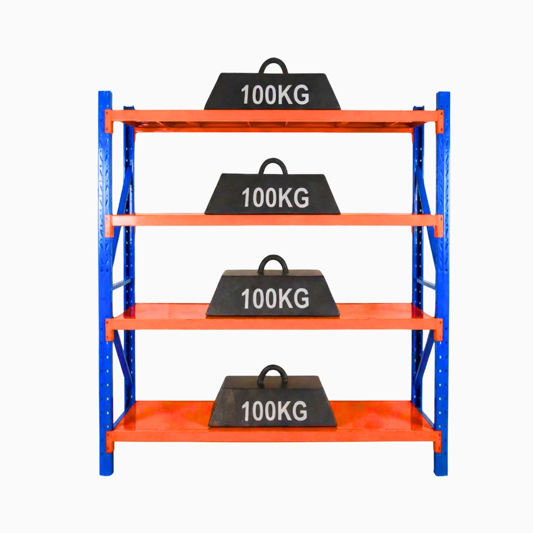 Estante Naranjo 400KG Rack Industrial 400KG - Imagen 1