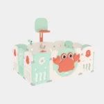 Corral didáctico de juegos Ocean verde menta